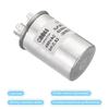 PATIKIL 8uF 8MDF 450VAC Fan Start Capacitor, CBB65 Circular Run Capacitor for Air Conditioner Cool Heat Pump Condenser Straight
