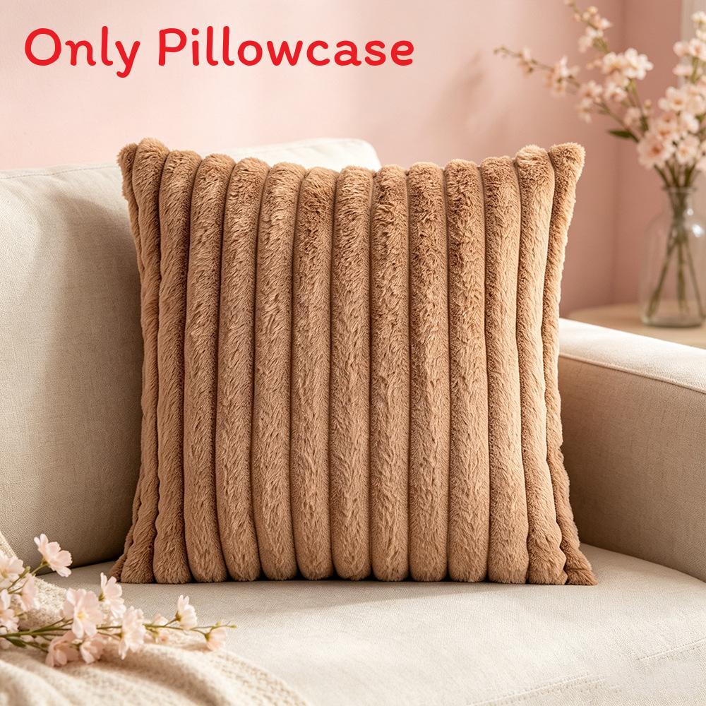 Minimalist Polyester Solid Color Cushion Cover For Living Room Home Decor