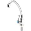 Single Handle Kitchen Faucet, High Arc Single Hole Kitchen Sink Faucet Water Sink Faucet with Plastic Outlet Nozzle Cold Water Faucet for Kitchen
