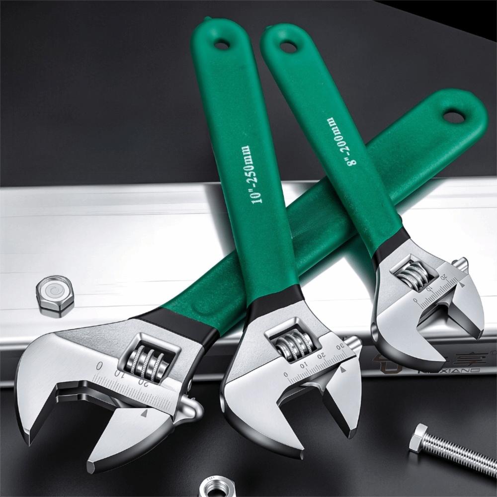 Adjustable Adjustable Wrench Chrome Vanadium Steel Hand Tools Professional Spanner Household