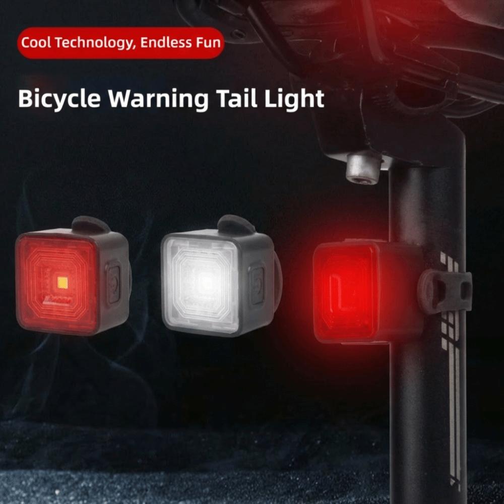 Quick Charging Bicycle Brake Tail Light High Brightness Cycling Accessories Night Cycling