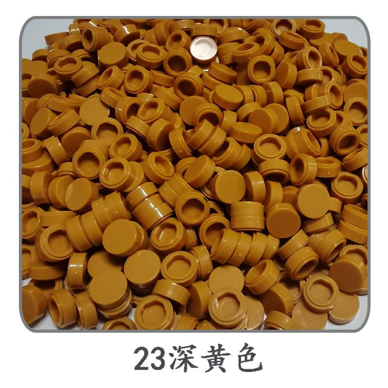 1000 stuks/partij Tegel 1x1 Rond 98138 Speciaal Blok Bouwsteen Kleine Deeltjes Stenen Onderdelen Compatibel met 98138 LOGO Speelgoed