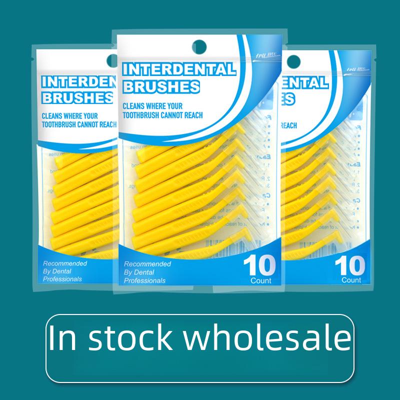 L-Shaped Interdental Brushes - Pack of 10
