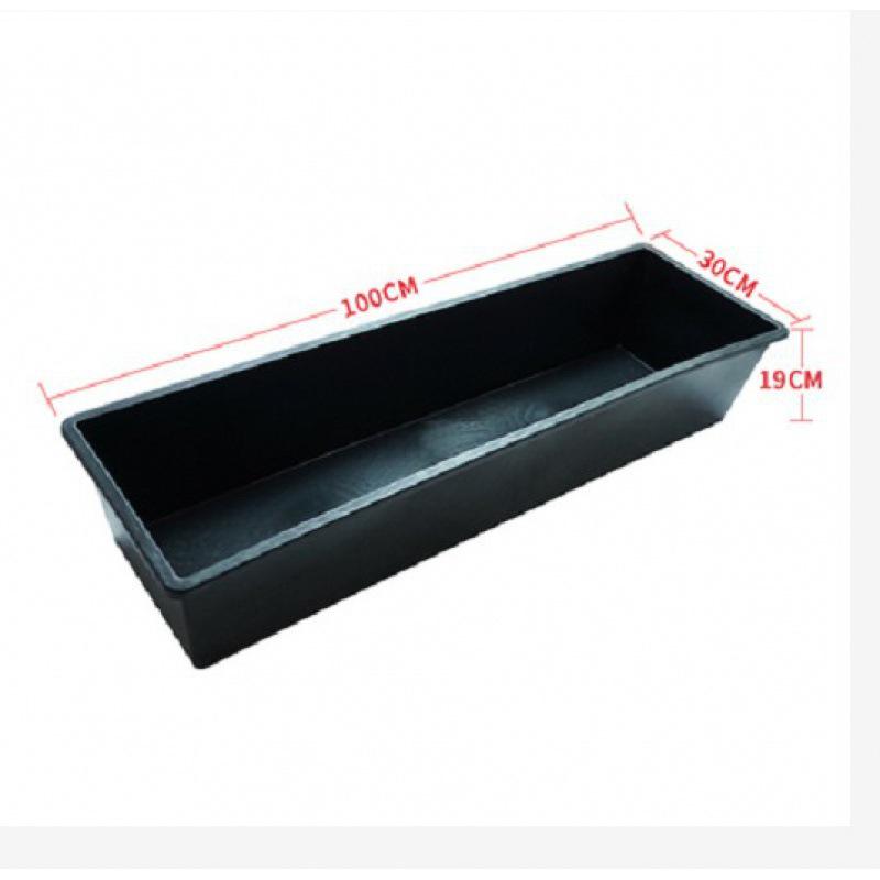 

Thickened Flat Bottom Plastic Feed Trough for Livestock: Sheep, Pig, Cattle Feeding and Drinking Solutions