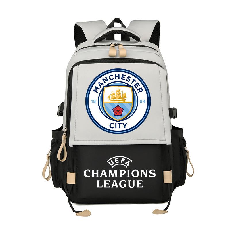 Large Capacity Schoolbag with Shoulder Strap; Student Three-piece Pencil Case Set