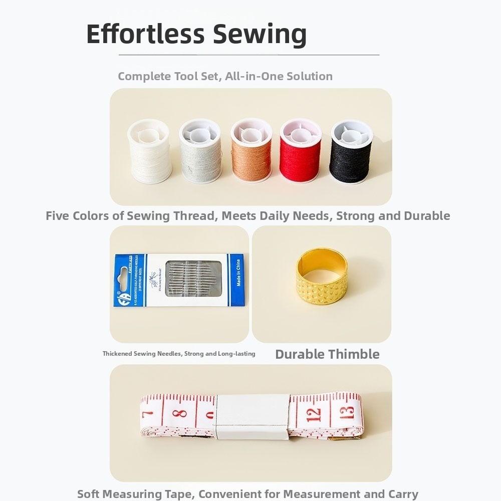 Easy Sewing Sewing Kit Multifunctional Quilt Sewing Needle Sewing Box  DIY Apparel Sewing Supplies