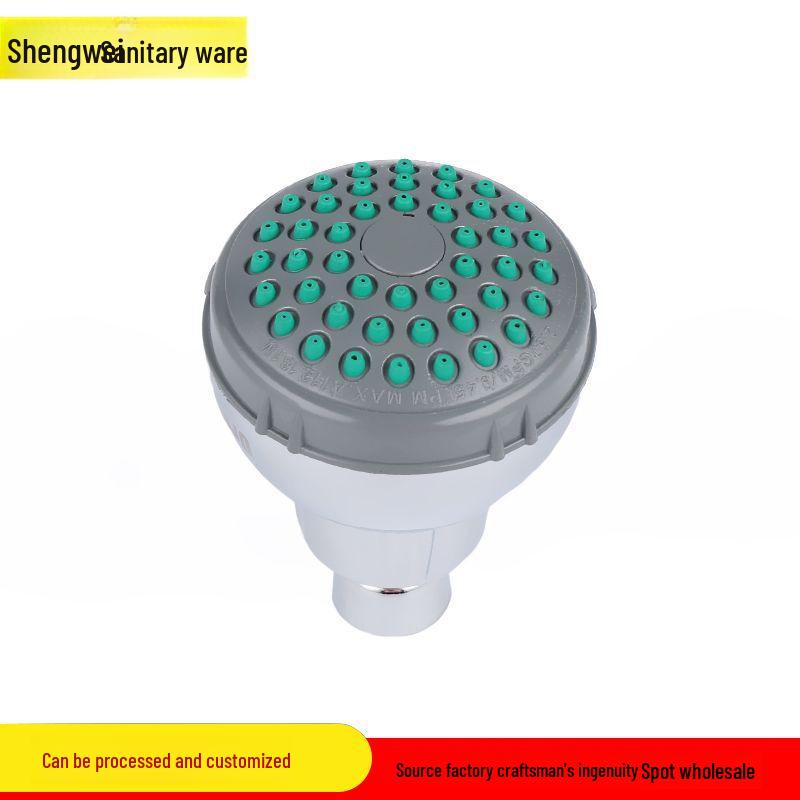 Wassersparender Duschkopf: Druckverstärkte, abnehmbare Kunststoffdüse