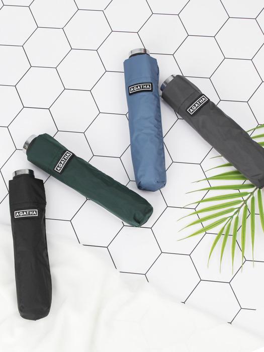 

AGATHA Carbon Solid Slim Manual 3-Stage Umbrella Gray (GY)