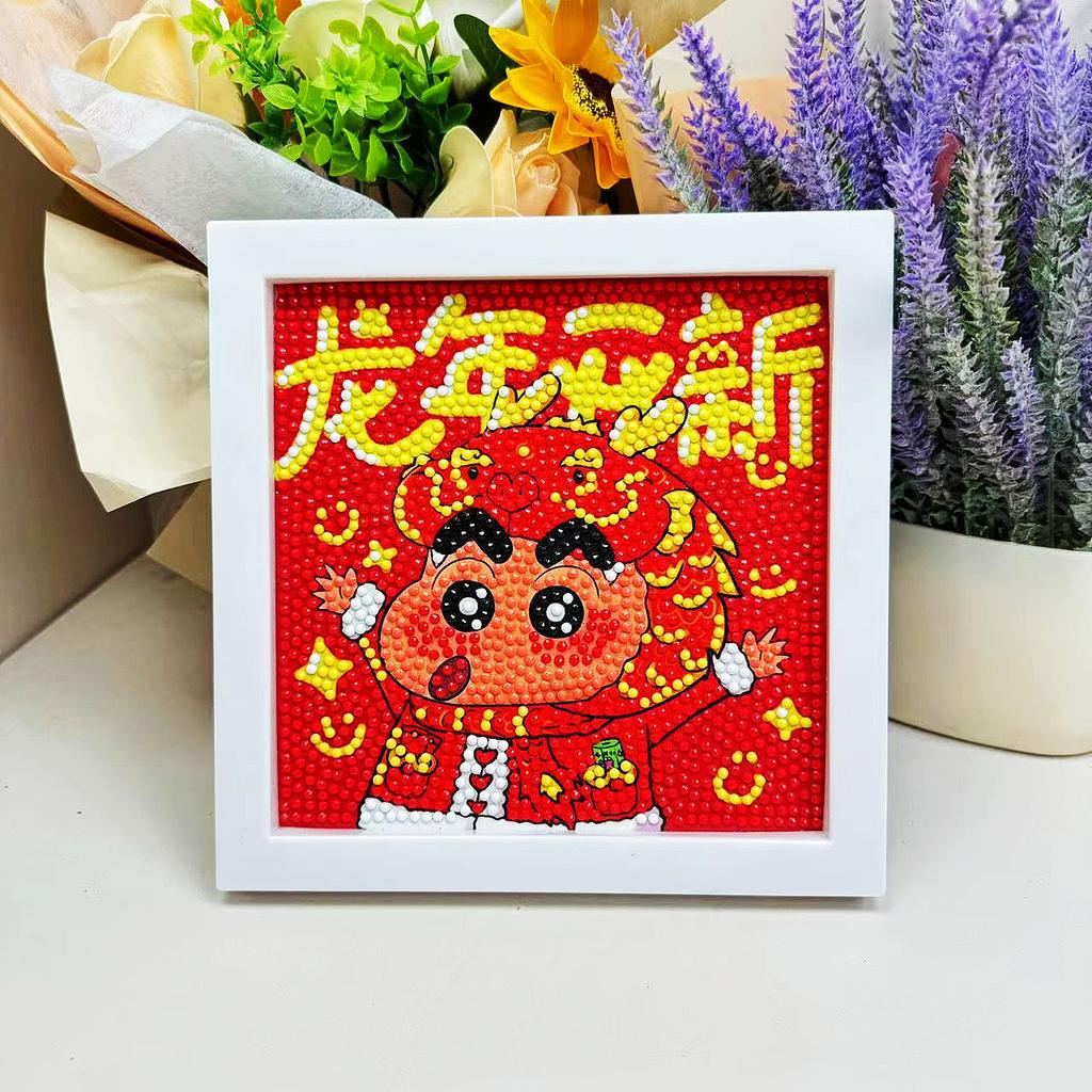 Free Shipping/Cartoon Diamond Painting Children'S Gift Handmade Cross Stitch Framed Diy Bedroom Sticker