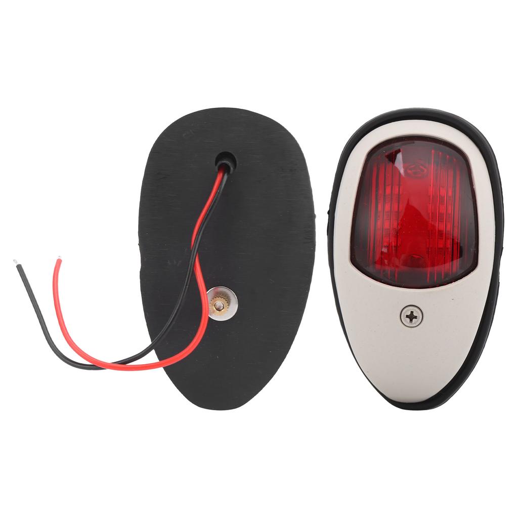 2PCS 10‑30V Boat Navigation Light LED Signal Warning Lamp Universal for Pontoon Yacht