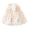David & Bella Girls' Strawberry Print Cotton Shorts Set