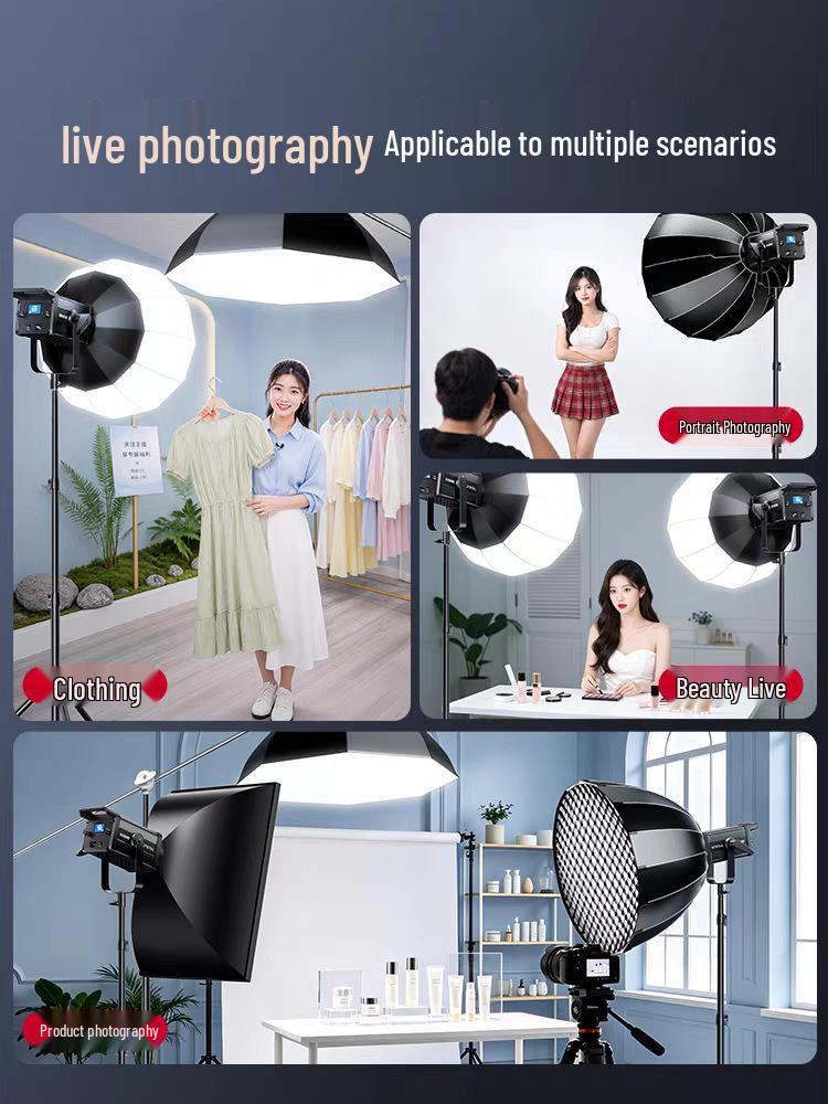 K500Bi Dual-Color 500W Studio Fill Light for Broadcast & Photography