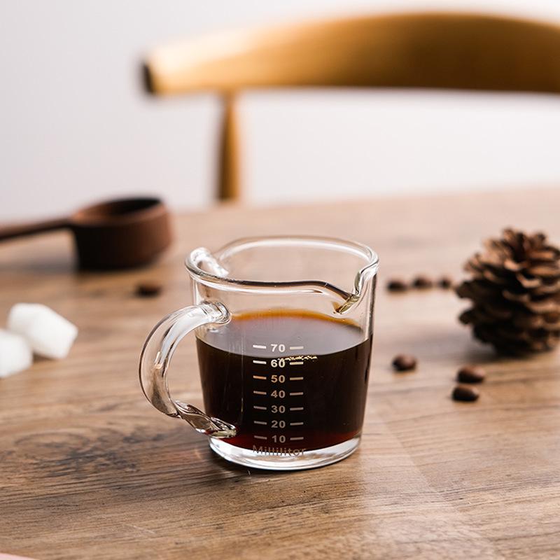 Gaopeng Glass Espresso Measuring Cup with Ounce Scale