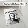 Personalized Crystal Velvet Carpet,Taylor Swift Custom Printed Name, Plush Area Rug For Home Indoor Decor