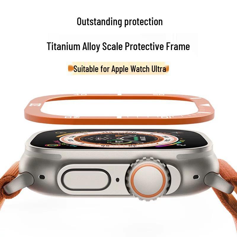 Apple Watch Ultra 2/49mm Protective Digital Scale Case & Film