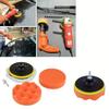11Pcs 3-Inch Car Polishing Pads Kit - Foam, Wool & Sponge Buffing Discs for Drill Buffer, Sanding, Waxing & Sealing Glaze