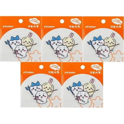 Ripi-Peta Chiikawa Chiikawa & Hachiware & Usagi Goods Seal Stickers [Set of 5] S