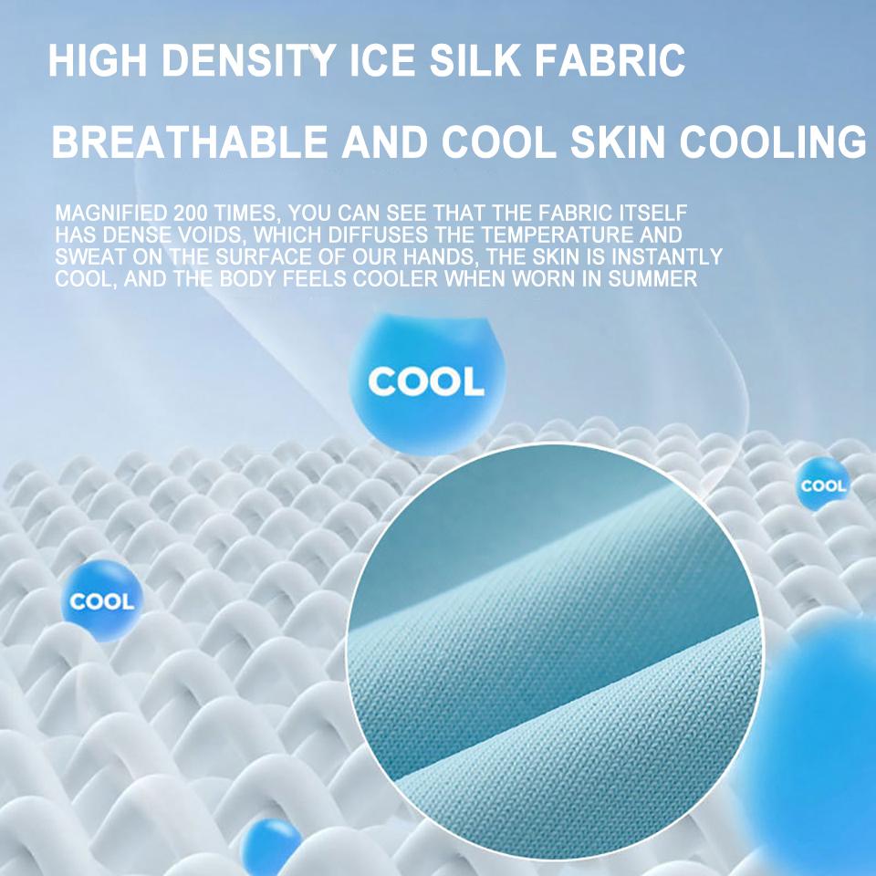 Loogdeel Upf50+ Sunscreen Breathable Fashion Driving Running Gloves Cold Ice Silk Bike Thin Silicone Anti-Uv Gloves Women Men