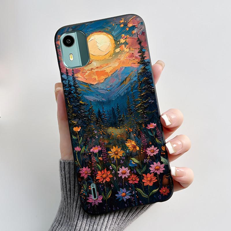 Soft TPU Case For Nokia C12 Cute Love Rabbit Funny Shockproof Silicone Phone Case For Nokia C12 Plus Pro Back Cover C 12 Fundas