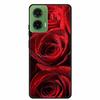 Silicone Painted Cover For Motorola Moto G35 G55 Case Luxury Animal TPU Silicone Soft Back Cover For G55 5G Black Bumper MotoG35