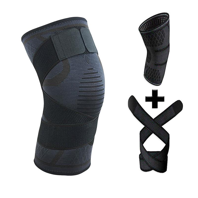 Unisex Sports Knee Support with Detachable Strap XL