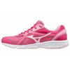 Mizuno Spark 5 Lace-Up Fabric Non-Slip Wear-Resistant Breathable Low-Top Rubber Sole EVA Running Shoes Women Sneaker Red K1GA200463