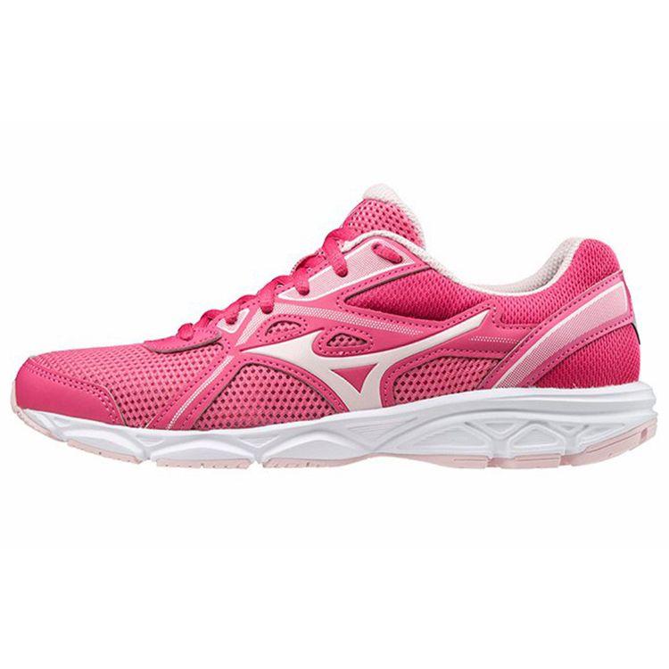 Mizuno Spark 5 Lace-Up Fabric Non-Slip Wear-Resistant Breathable Low-Top Rubber Sole EVA Running Shoes Women Sneaker Red K1GA200463