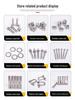 304 Stainless Steel Small OD Through Hole Rivet Stud