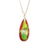 Hot-selling new natural stone water drop pendant, earrings, necklace set, European and American INS style jewelry.
