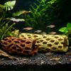 Fish Tank Hideout for Betta Aquarium Shrimp Cave, Artificial Tree Trunk Hide, Safe Cave Hideout, Realistic Hiding And Resting Easy Clean
