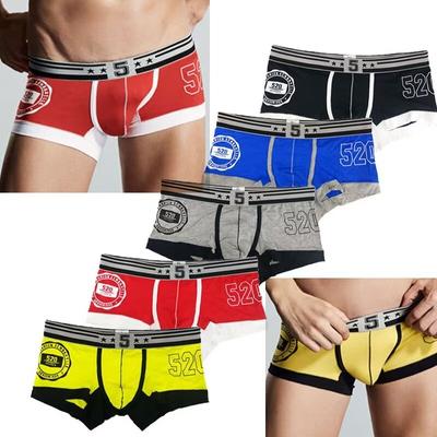 Zábavná novinka Pánske spodné prádlo Šortky Džínsovina s potlačou pre dospelých Džínsy Bavlnené napínacie spodné prádlo