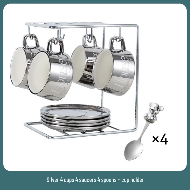 KANGMO Light Luxury Ceramic Coffee Cup Set