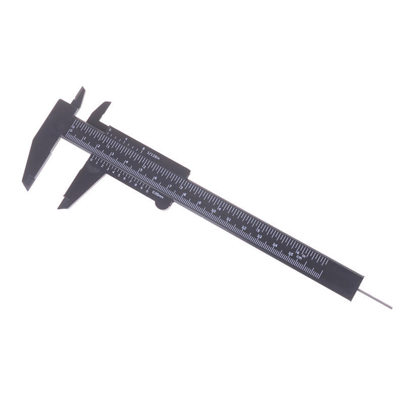 1Pc 6 Inch 150Mm Plastic Vernier Caliper Sliding Gauge Ruler Jewelry Measuring