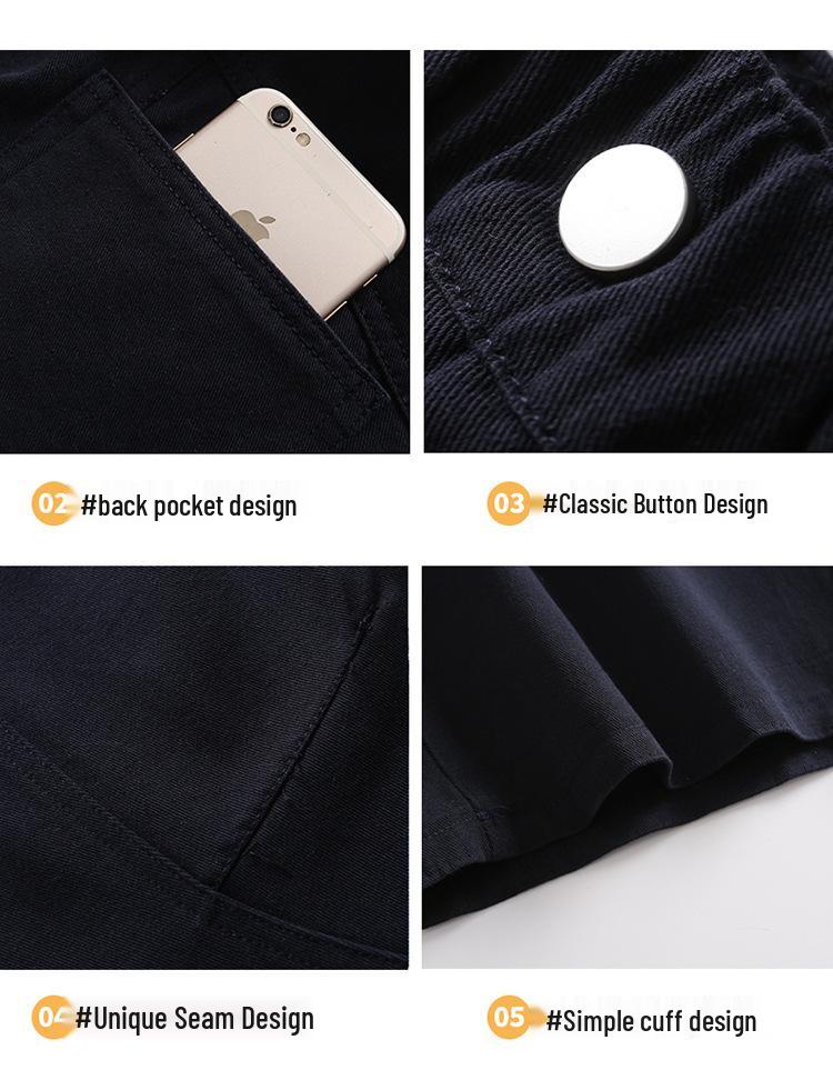 Girls' 2025 Autumn Casual Scimitar Pants: Versatile Korean Style for Big and Middle Kids