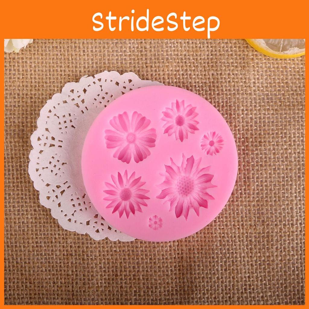 Versatile 3d Flower Silicone Mold For Effortless Fondant Cake Decorating And Crafts