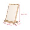 Wood Necklace Bracelet Pendant Jewelry Organizer Display Holder Stand Rack(White)