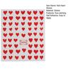 Wykwintne Samoprzylepne Naklejki na Paznokcie z Połyskiem w Kształcie Serca Walentynkowe Naklejki Samoprzylepne Materiały Dekoracyjne
