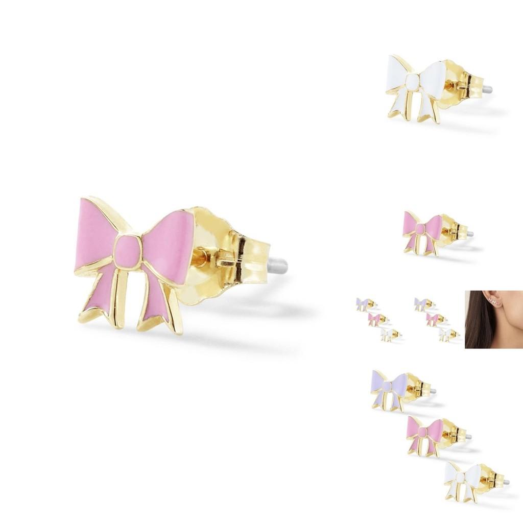 Classy Womens Alloy Earrings Set With Bowknot Design For Special Occasions