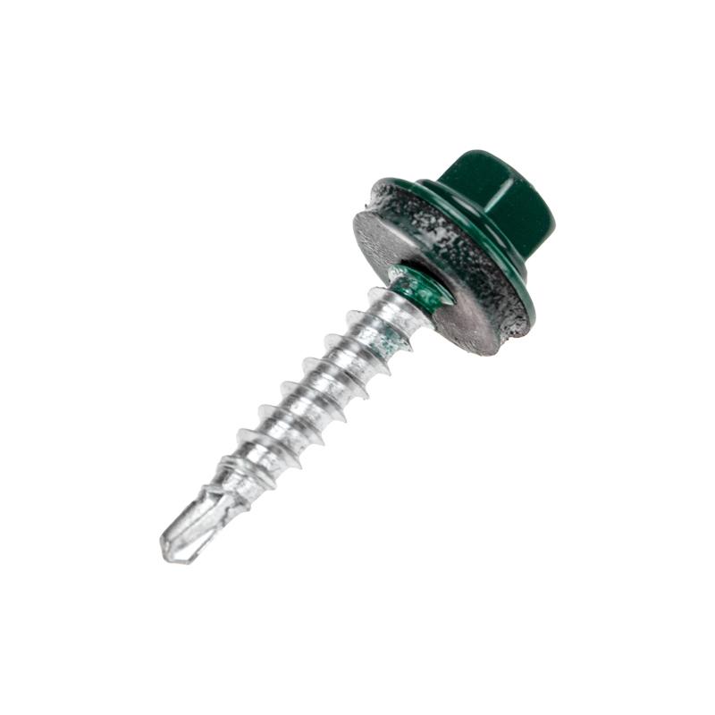 

Кровельные шурупы Kranz 4 8x29 окрашенные Ral 6005 250 шт.