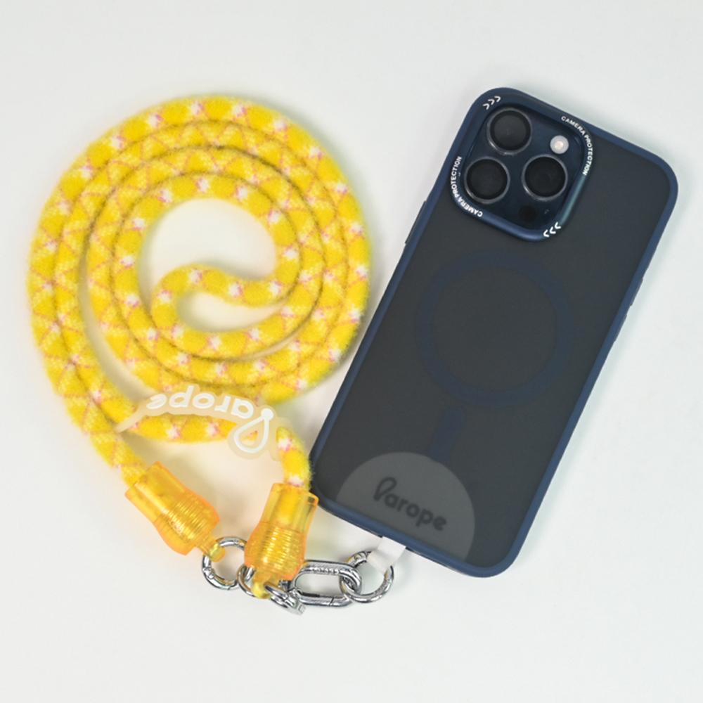 

AROPE 120cm Polyester Phone Lanyard Crossbody Strap with Phone Tether Tab,Winter/Autumn Style Yellow