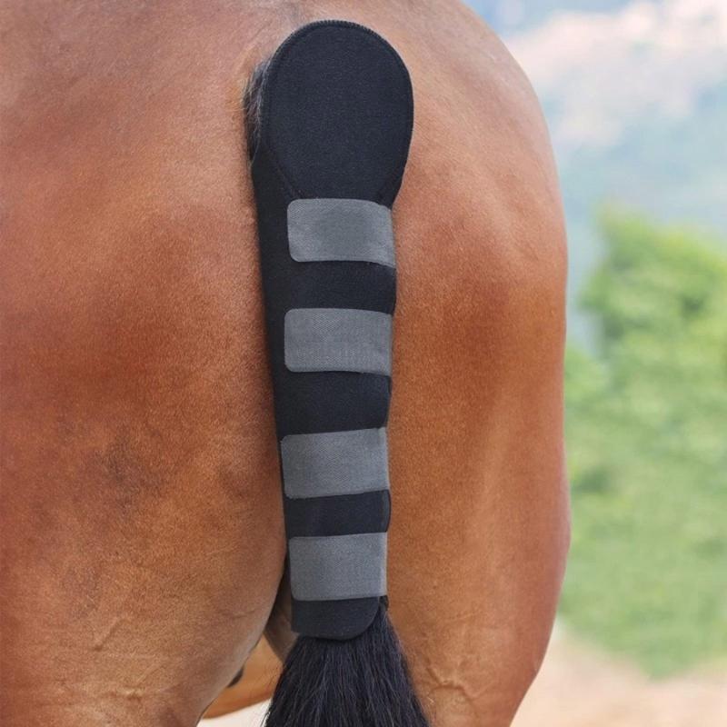 Reinforced Horse Tail Guard With 4 Adjustable Straps For Stable Fit During Transport Training And Shows