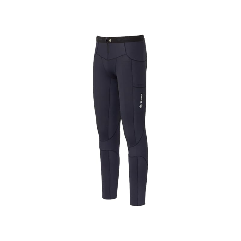 

[Goldwin] sports tights C3fit focus support long tights Hip/knee support front zipper Easy to put on and take off men s