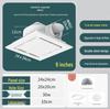 Deckenventilator für Küche & Bad, geräuscharm