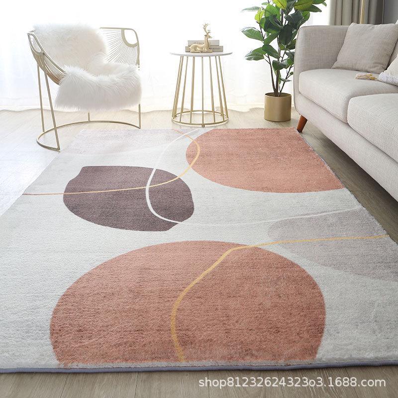 Nordic Style Imitation Cashmere Carpet for Living Room, Coffee Table, Bedroom, or Large Areas.