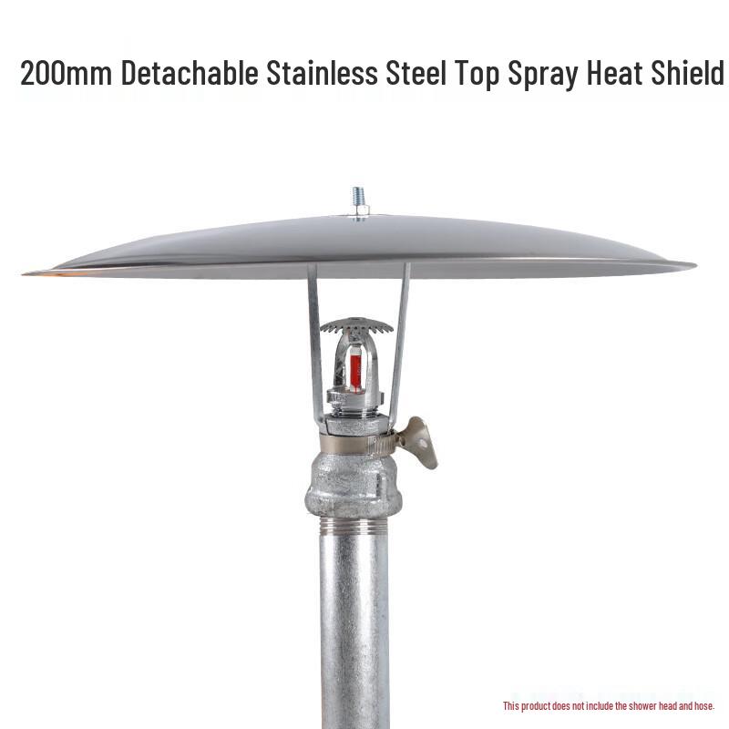 Miflame Detachable Shower Head Heat Collection Cover