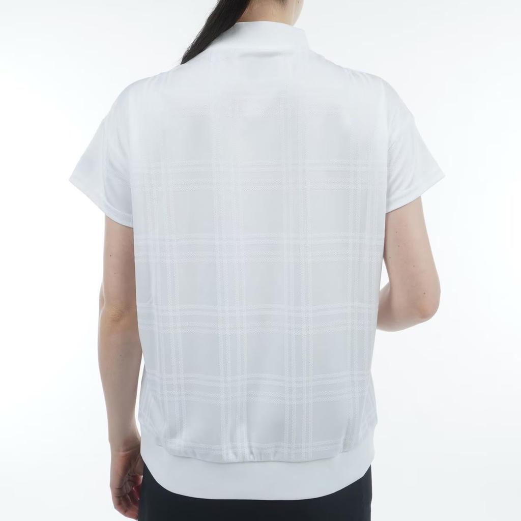 New Balance Short Sleeve Mock Neck Golf Shirt Quick 0 Women's (Moisture Wicking, Drying, Stretch) / 012-5166512 030_White [S]