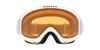 Oakley O Frame Pro S Matte One Size 2.0 Goggles, White/Persimmon Lens,
