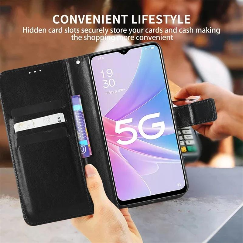 Funda Flip de Cuero Para OnePlus Nord CE 4 Lite Nord 4 3 5G N30 SE Funda Protectora Cartera Ranura para Tarjetas Soporte Coque Shell Fundas