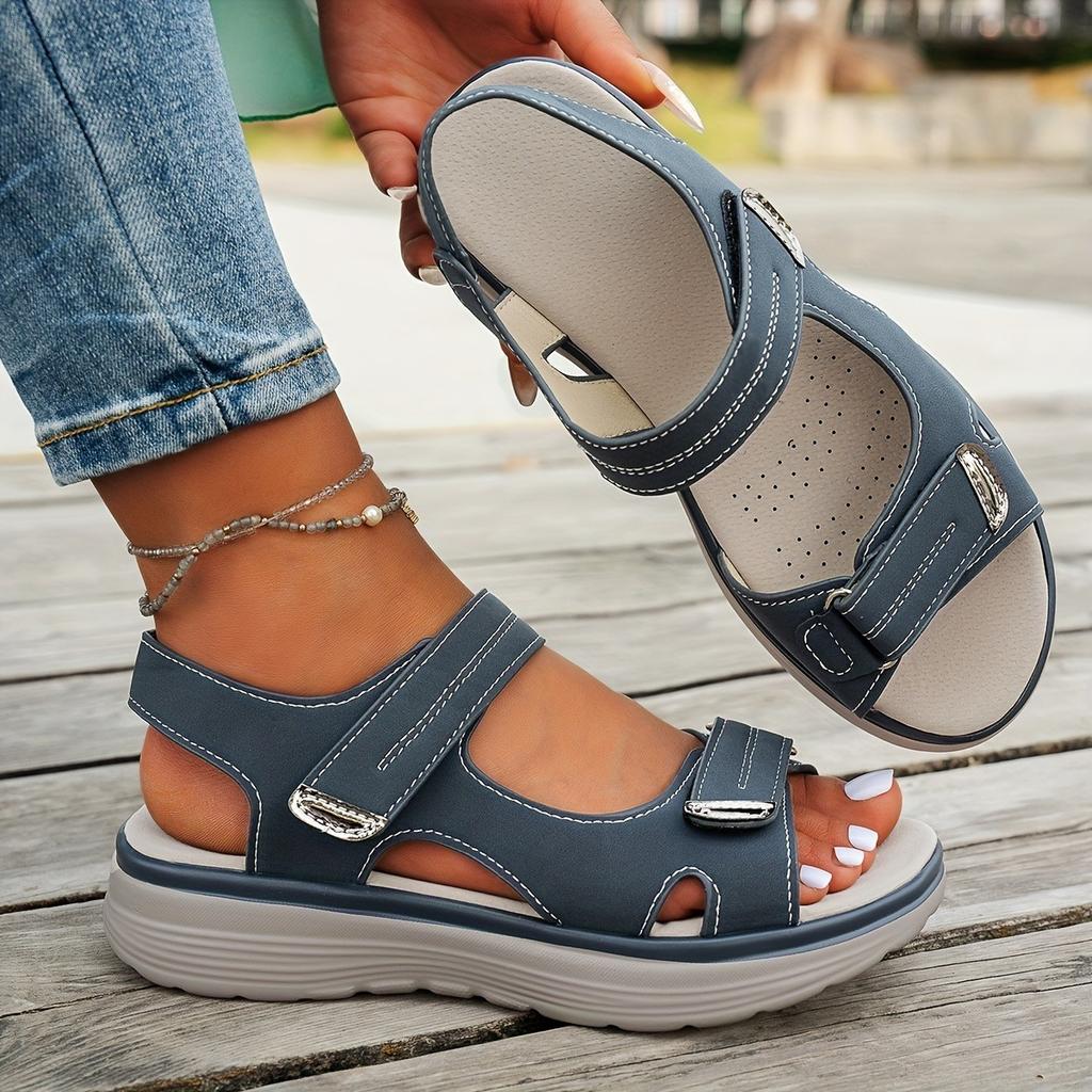 New  Casual Platform Sandals Women Comfortable Fashion Thick Sole Outdoor Sports Sandals Non Slip Wading Beach Shoes Women