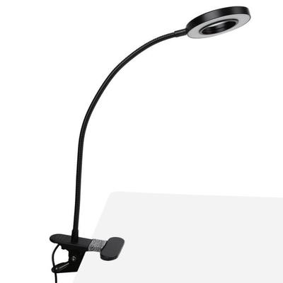 Lampa biurkowa - ZERODIS - Światło pierścieniowe - Regulowana 360° - Ładowana przez USB - Współczesny design
